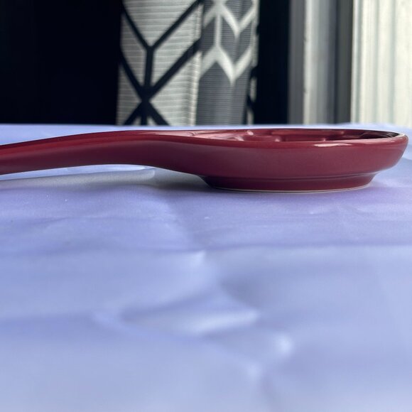 Longaberger Ceramic Spoon Rest in Paprika - Picture 4 of 6